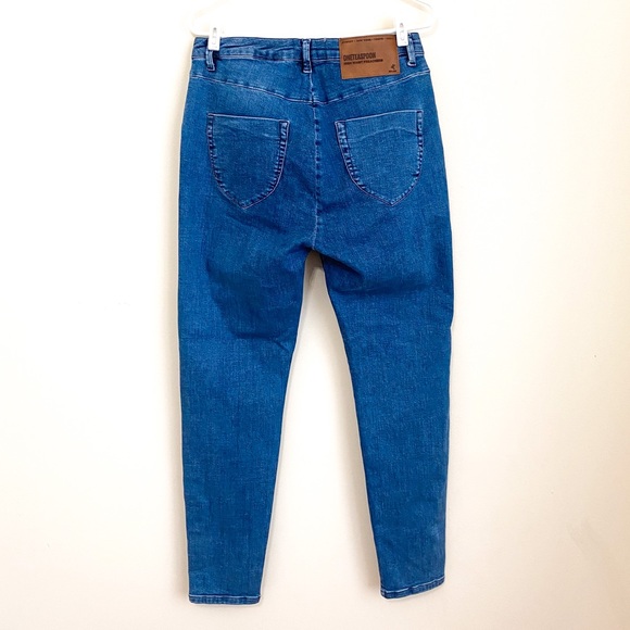 ONE TEASPOON Cali Blue Preachers Snap Ankle Jeans - Picture 4 of 11